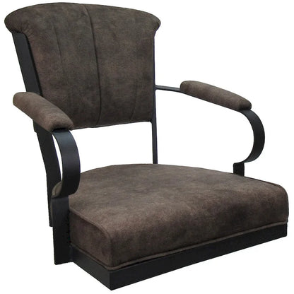 Miami Swivel Metal Caster Chair on Reading Base - 18 High Seat