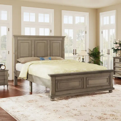 Traditional Town and Country Style Pinewood Vintage Bed Frame
